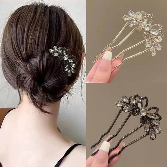 Colette Papillon rhinestone butterfly hair stick