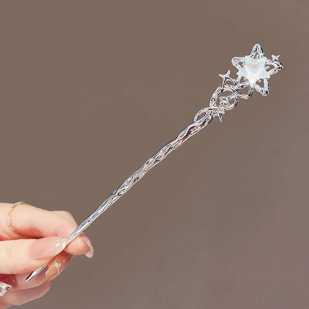 Colette Celeste star and moon gem hair pins
