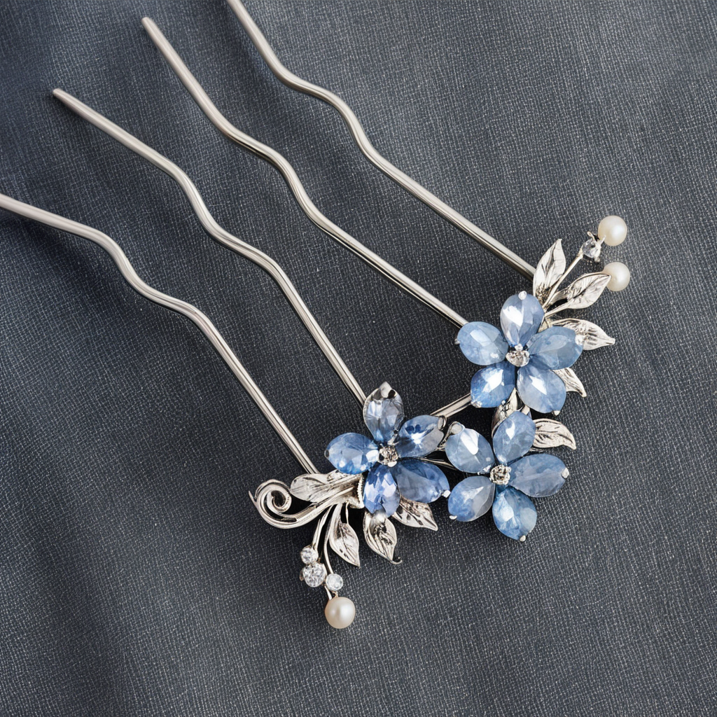 Colette Jardin Pin – Crystal & Pearl U Pins – Colette studio