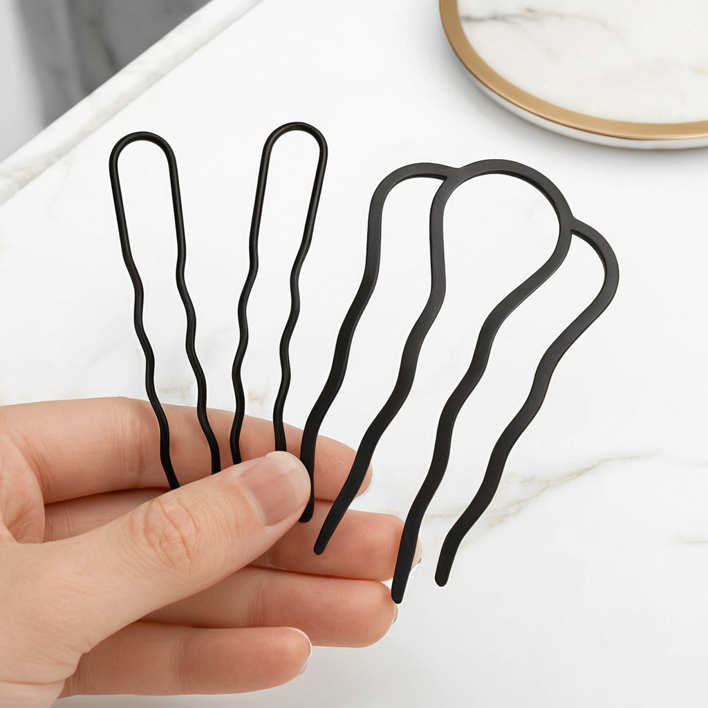 Colette Bun Combs – Black Metal Comb Pins – Colette studio