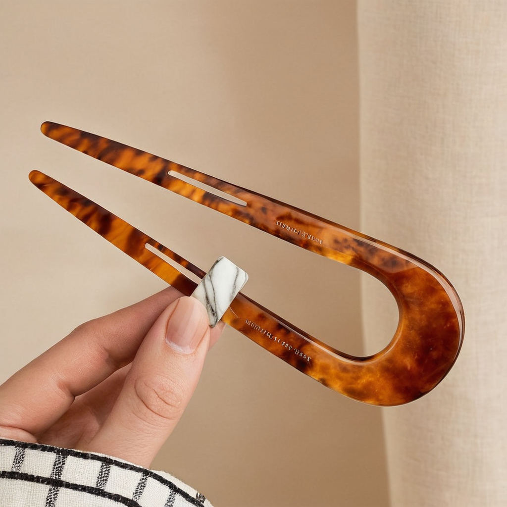Colette Riviera Fork – Acetate French U Pin – Colette studio