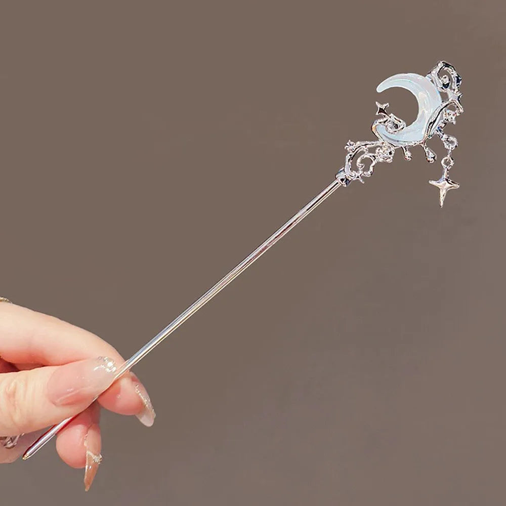 Colette Celeste star and moon gem hair pins