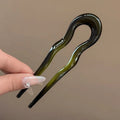 Colette tortoise acetate hair fork, view 7