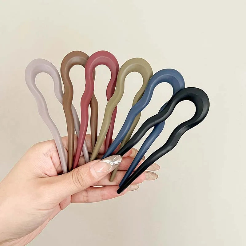 Colette tortoise acetate hair fork, view 11