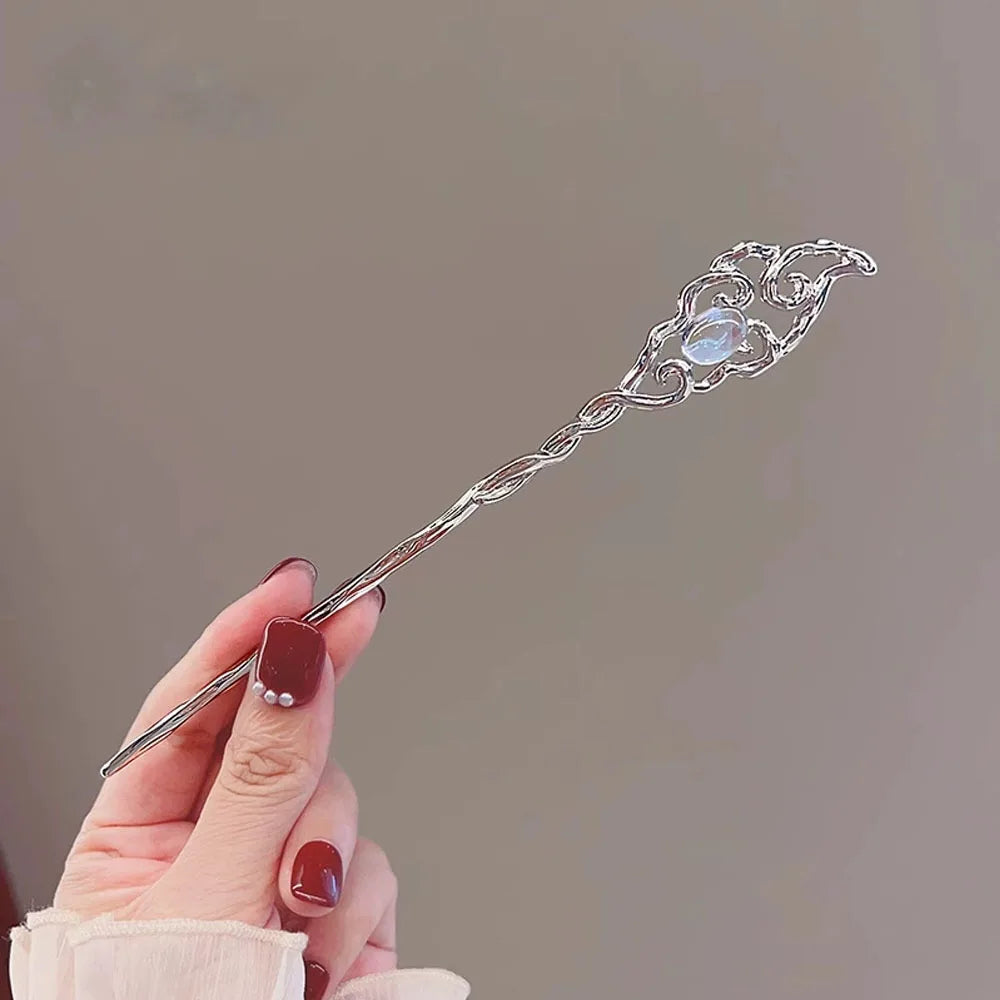 Colette Celeste star and moon gem hair pins