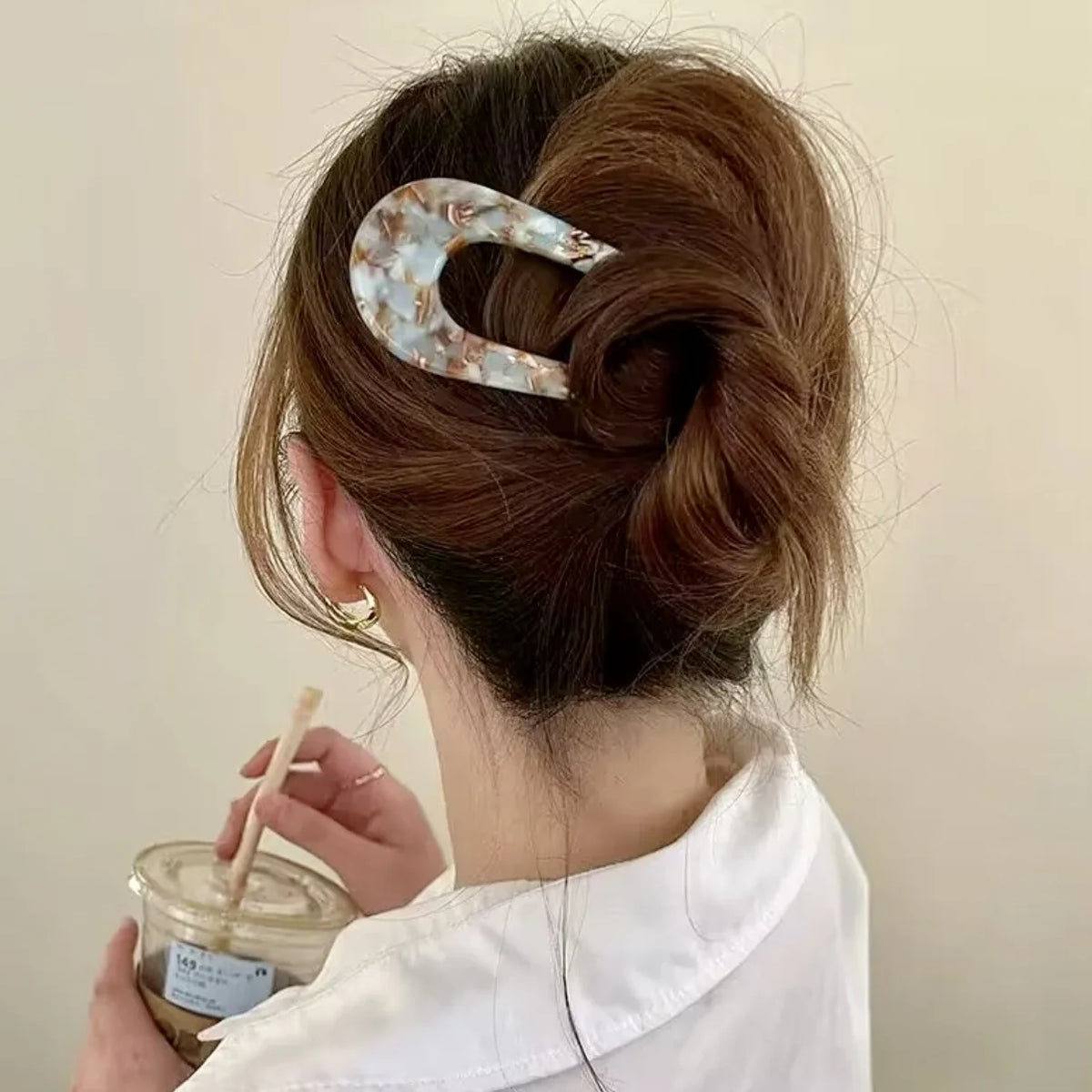 Colette Riviera amber acetate French hair fork